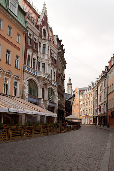 Латвия, Рига: Утренняя фотопрогулка по улочкам Старой Риги