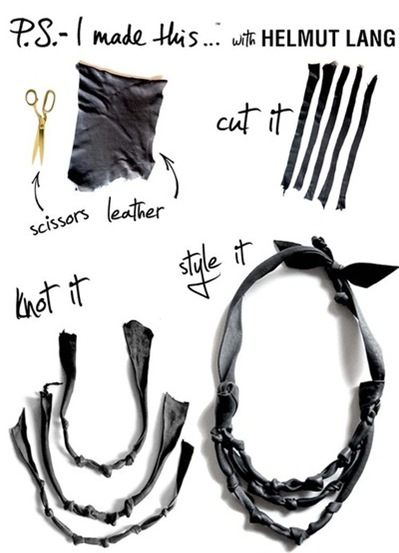 Black Necklace DIY