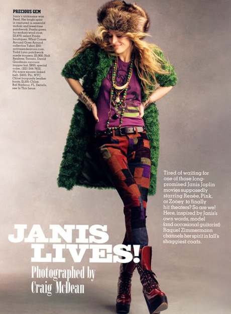 Janis Lives Editorial - Raquel Zimmemann Vanity Fair