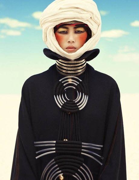 Liu Wen by Greg Kadel in Wild Dreams - Vogue Germany Nov 2010 - 3