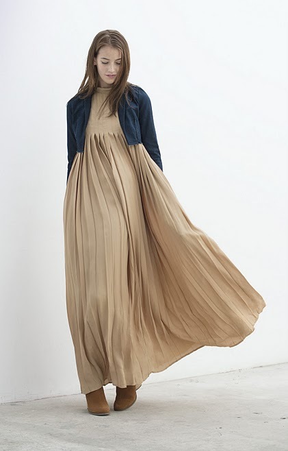 Asos Pleated sleeveless Maxi