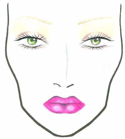 Mystical Make Up And Beauty Face Charts Mac Cosmetics Mac Cosmetics Quite Cute Collection Girl Boy Face Chart