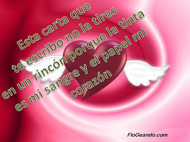Corazon con frases