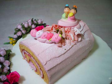 「ひなまつりケーキ」のご案内