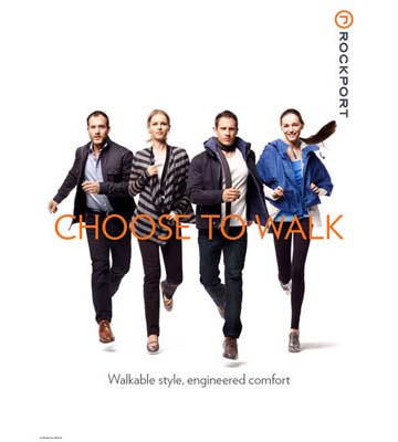 ロックポート2009秋「Choose to Walk」キャンペーン