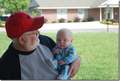 Mike and Grandpa Lee