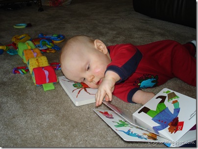 Books as pillows...