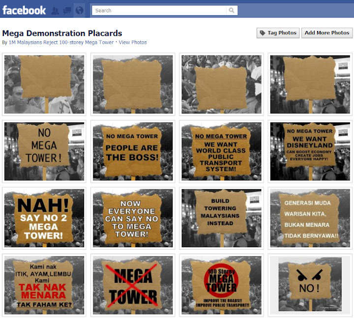 Mega Demonstration Placards