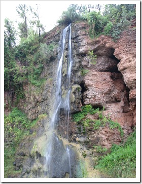 Waterfall in Hot Srpings, SD