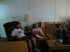 Back at the apartment, Chirs fell asleep in Terry's “Man Chair” while the girls played the Wii