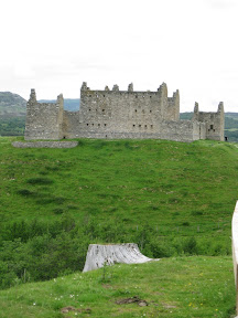 an old castle on the way to aviemore