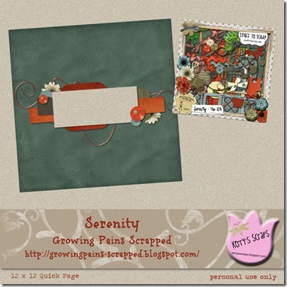 Serenity Quick Page Preview