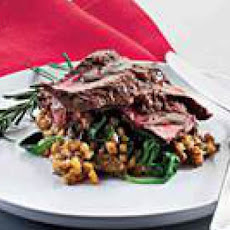 Steak with Red Wine Sauce
