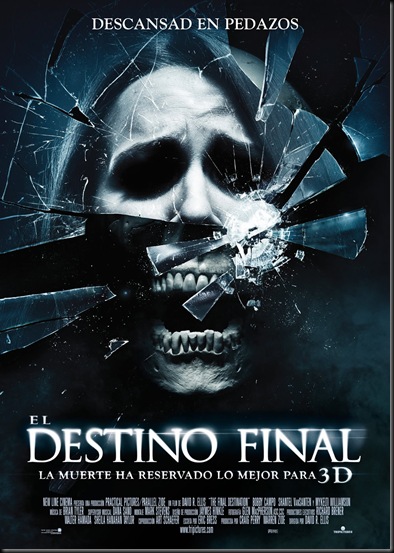 DESTINO FINAL cartel DESTINO FINAL cartel