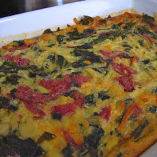 Cheesy Spinach Bake