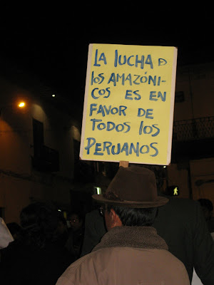 The struggle of the Amazonians is for all Peruvians