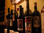 Old Sine Qua Non bottles...all happily drunk. Old Sine Qua Non bottles...all happily drunk.