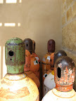 Tanks at O'Shaughnessy Estate Winery-- looks like they're talking to each other. Tanks at O'Shaughnessy Estate Winery-- looks like they're talking to each other.