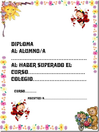 para imprimir, para el fin de curso o graduación , actividades, etc para imprimir, para el fin de curso o graduación , actividades, etc