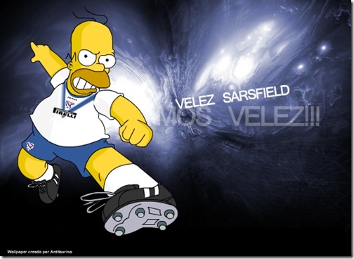 v velez Homero Simpson Futbol
