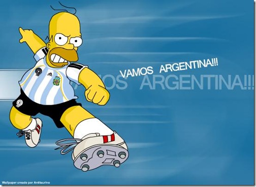 Homero Simpson Futbol argentina Homero Simpson Futbol