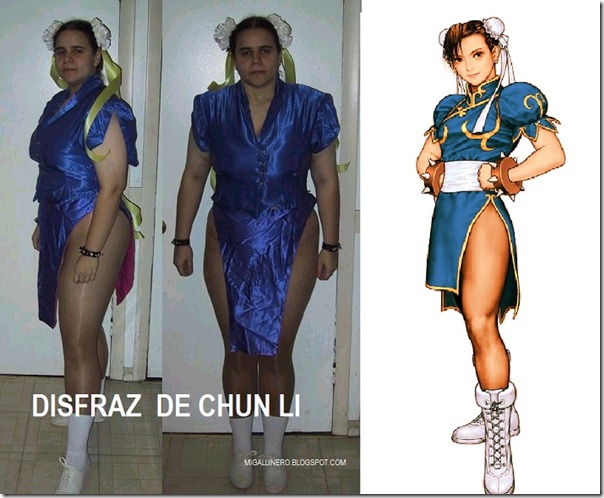 chun-li DISFRAZ MIGALLINERO