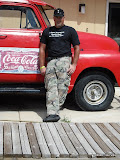 Chillin' by the Coke truck