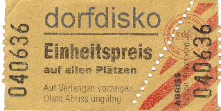 dorfdisko dorfdisko