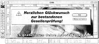 Anzeige zur bestandenen Prüfung als Mediengestalter
12.07.2003 im PROFiL (Aurich) Anzeige zur bestandenen Prüfung als Mediengestalter
12.07.2003 im PROFiL (Aurich)