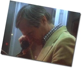 Man in phone booth Man in phone booth