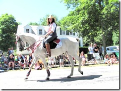 4th of july horse an rider