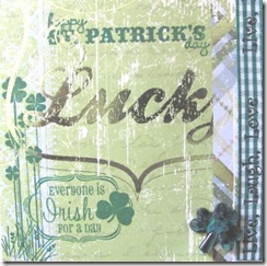 4 x 4 St. Patricks DayLucky