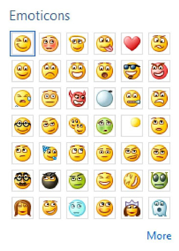 emoticones msn 2010