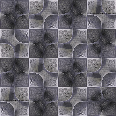 Minimal Surface - Batwing with distorsion tiles - Generative Modeling with Generizer in SmartDuplicate (ticket01.com)