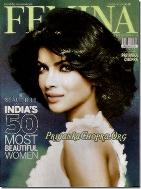 priyanka chopra on femina cover page