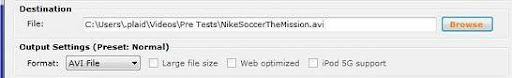 HandBrake File Destination Path