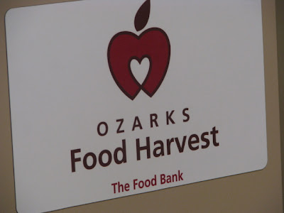 Congressman Blunt Helps Present Check to Ozarks Food Harvest
