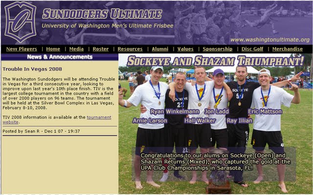 University website
