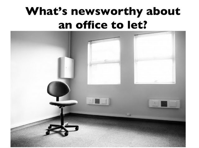 What's newsworthy about an office let?