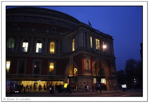 The Entrance to the Royal Albert Hall