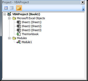 VBE Project Explorer