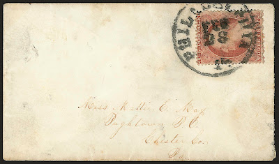Le premier timbre dentelé des États-Unis