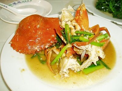 海南名物－和楽の蟹