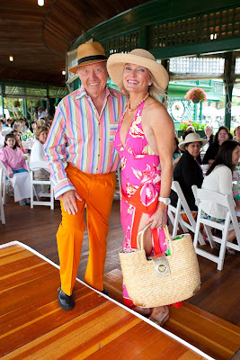 Bud Collins, seen here in this years Angela Moore Fashion Show, will return to Newport on Oct. 21. (File Photo)