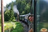 Dampfzug mit Evelyn