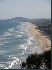 Den oändliga Sunshine Beach i Noosa