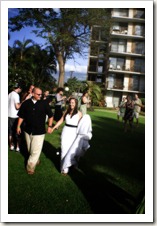 reception arrival