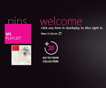 New Zune interface New Zune interface