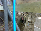4 feet down 1200mm, that was 1200x 600 re-enforced concrete