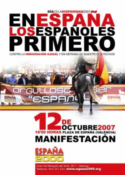 los españoles primero los españoles primero